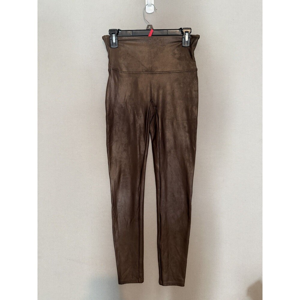 Women's SPANX Leggings Large Brown Women’s by Sara Blakely Body Nylon Blend Fall